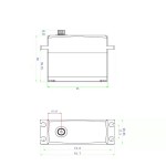 NEW Yipinservo Coreless 100KG High Torque Waterproof Digital Servo for 1/5 Scale RC Car Truck Boat Airplane Robot Helicopter UAV